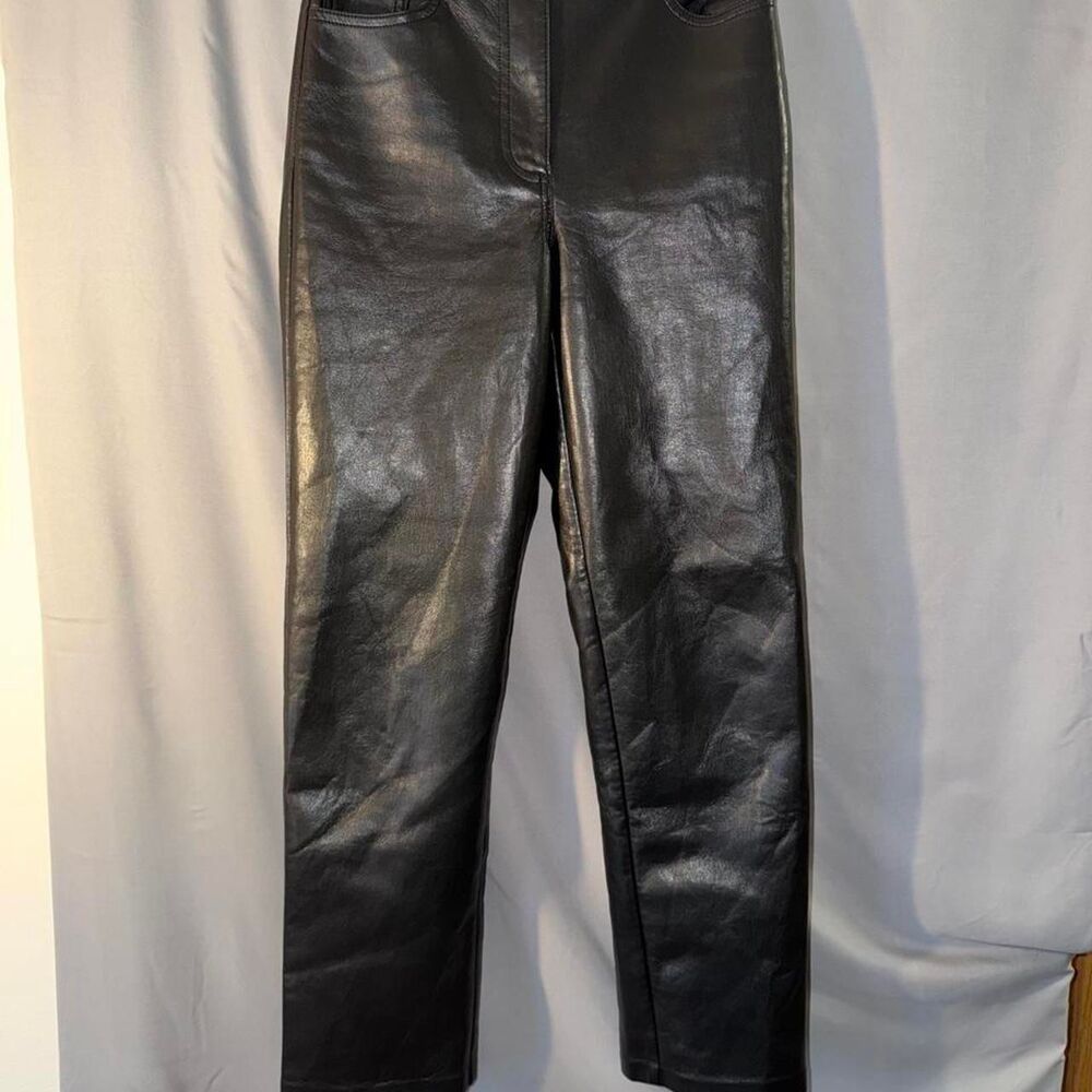 Aritzia ‘Wilfred’ Black leather pants